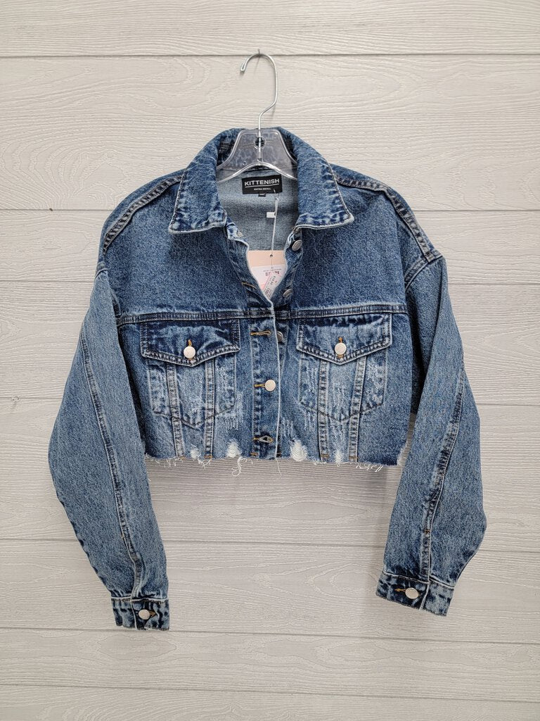 Womens Cropped Jean Jacket *NEW*