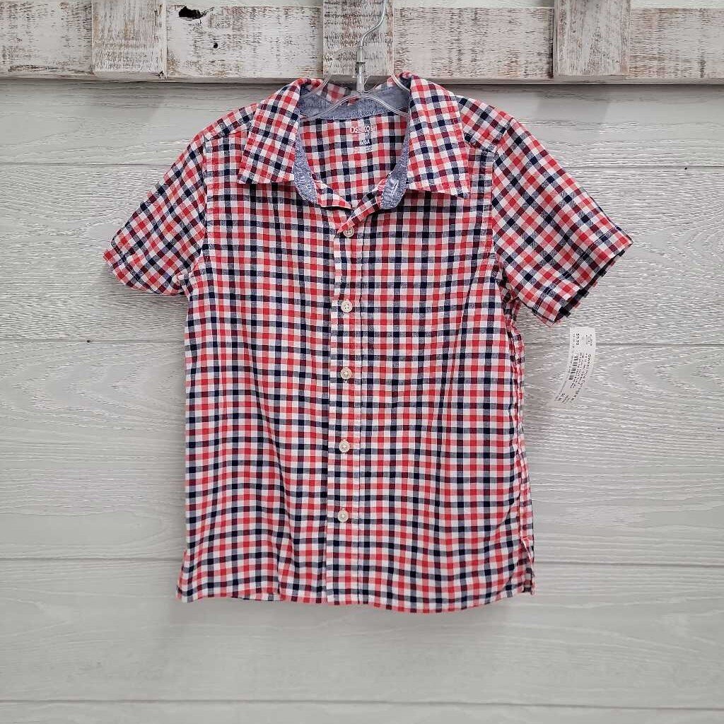 Boys Patriotic Button-Up Shirt