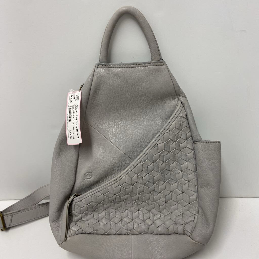 Milport Woven Leather Backpack