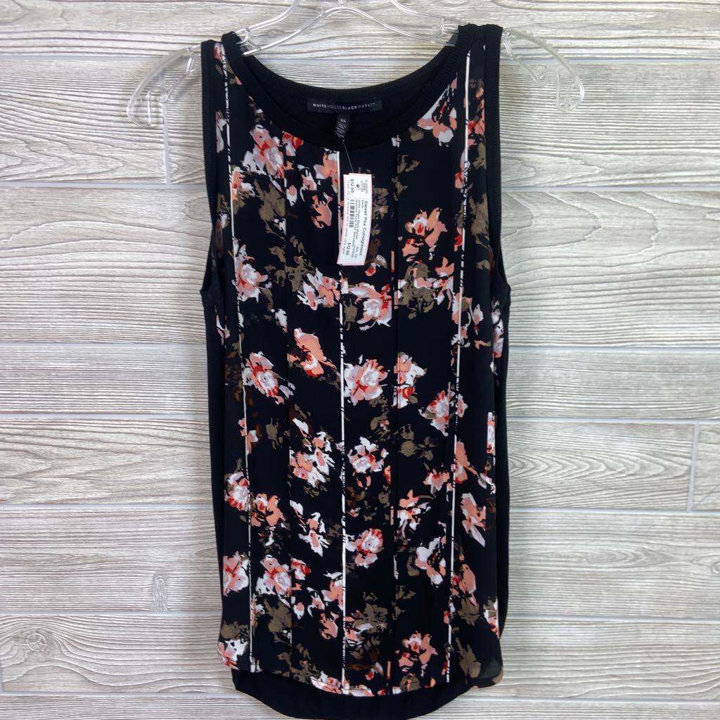 Womens Floral Print Sleeveless