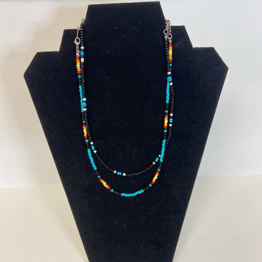 Sm Bead 2pc Necklace Set