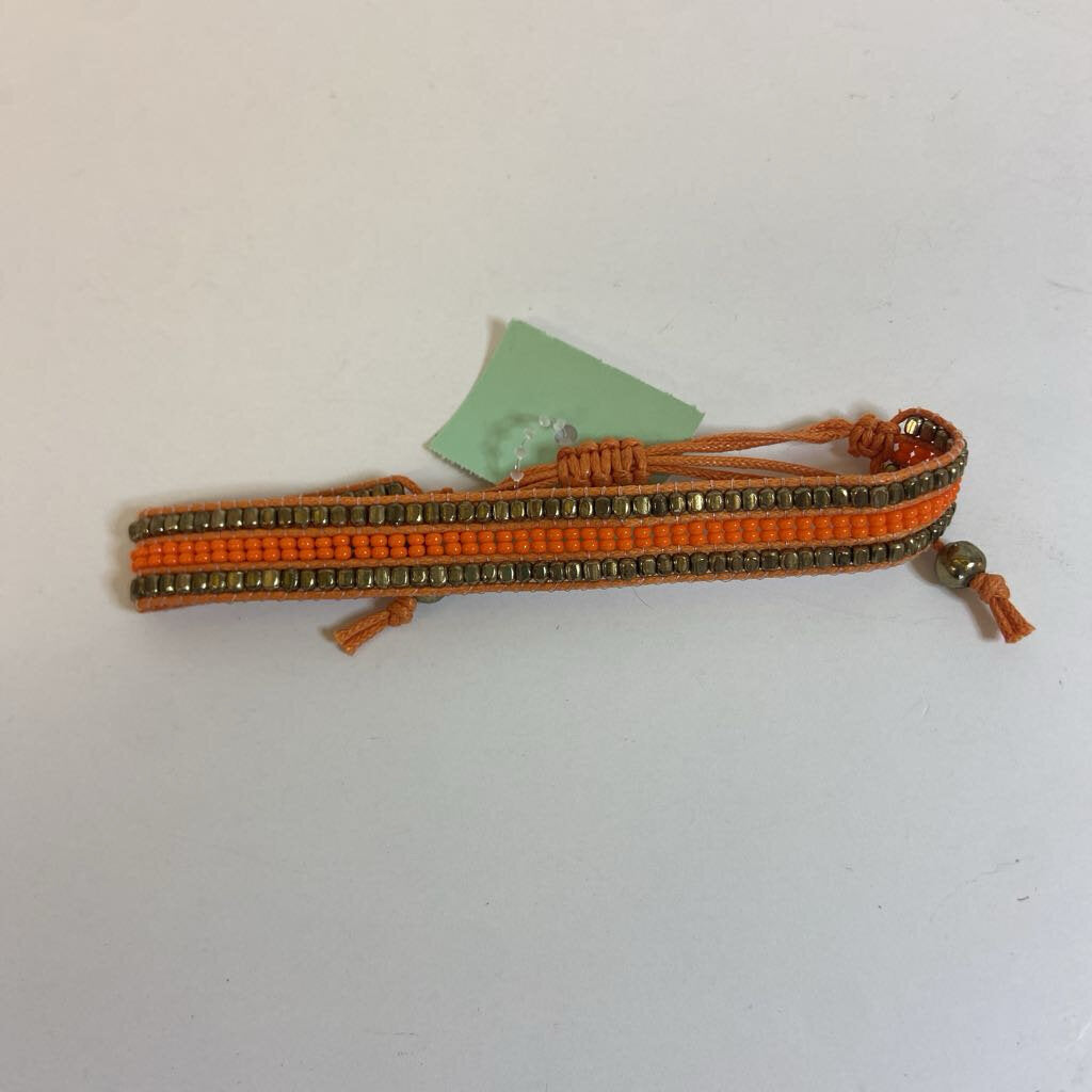 Woven Bead Adjustable Bracelet