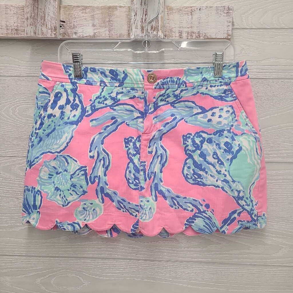 Womens Scalloped Edge Skort