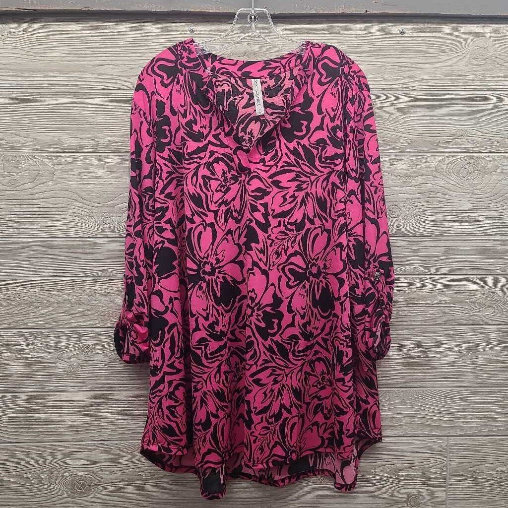 Womens Floral 3/4 Sleeve Shirt *NEW*