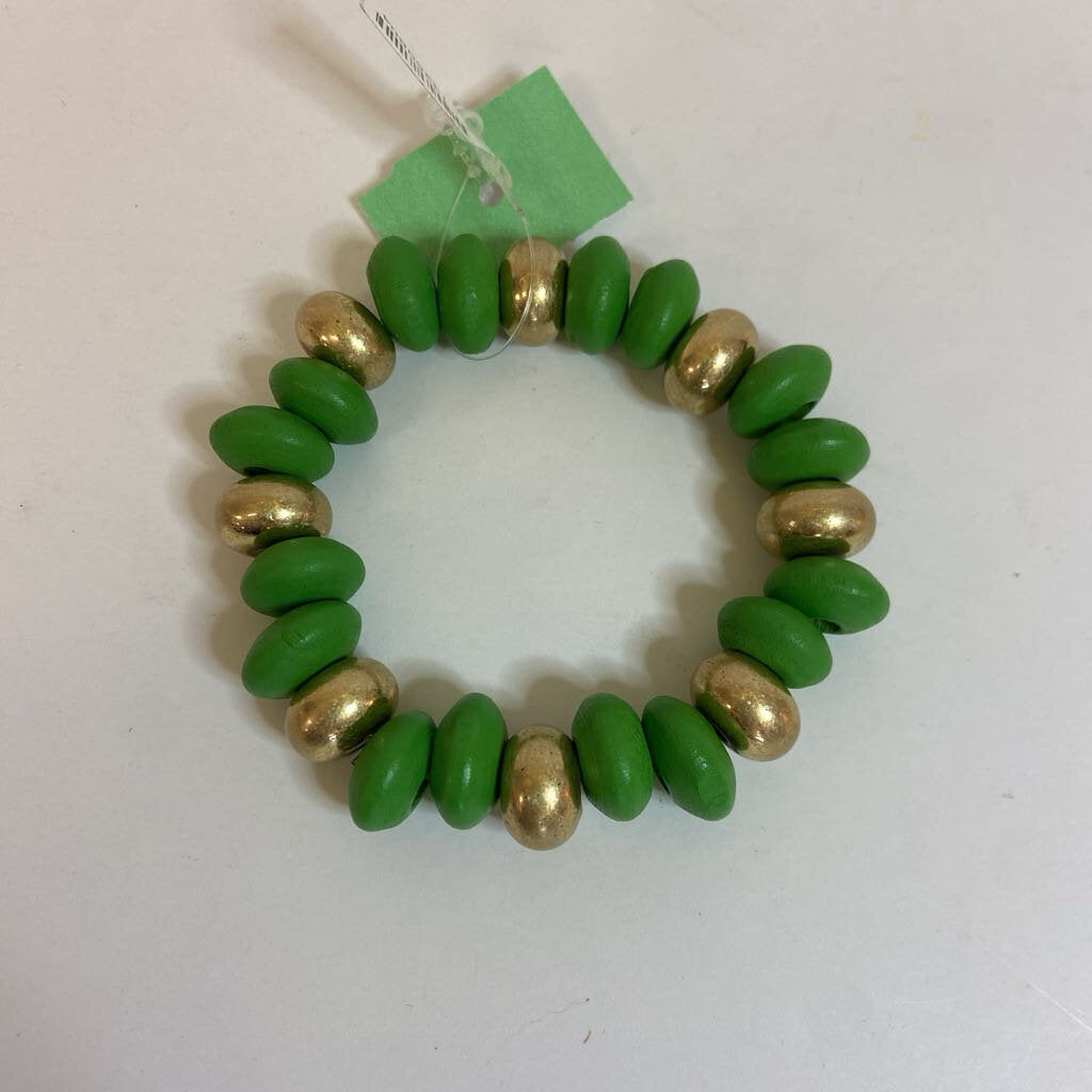 Wooden Bead Stretch Bracelet