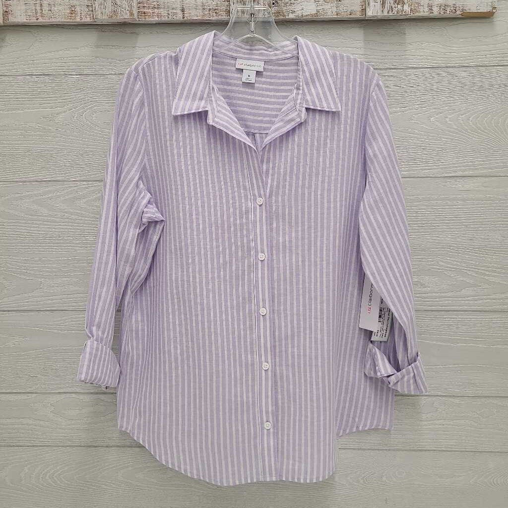 Womens Striped Button-Up Top *NEW*