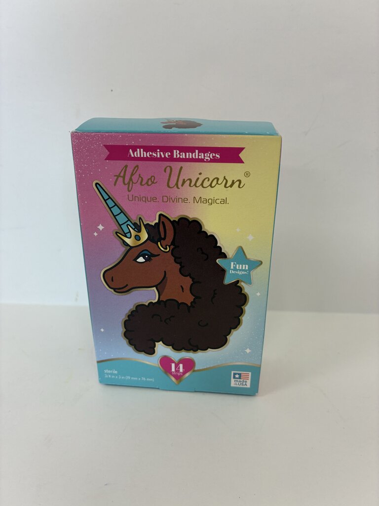 Afro Unicorn Adhesive Bandages *NEW*