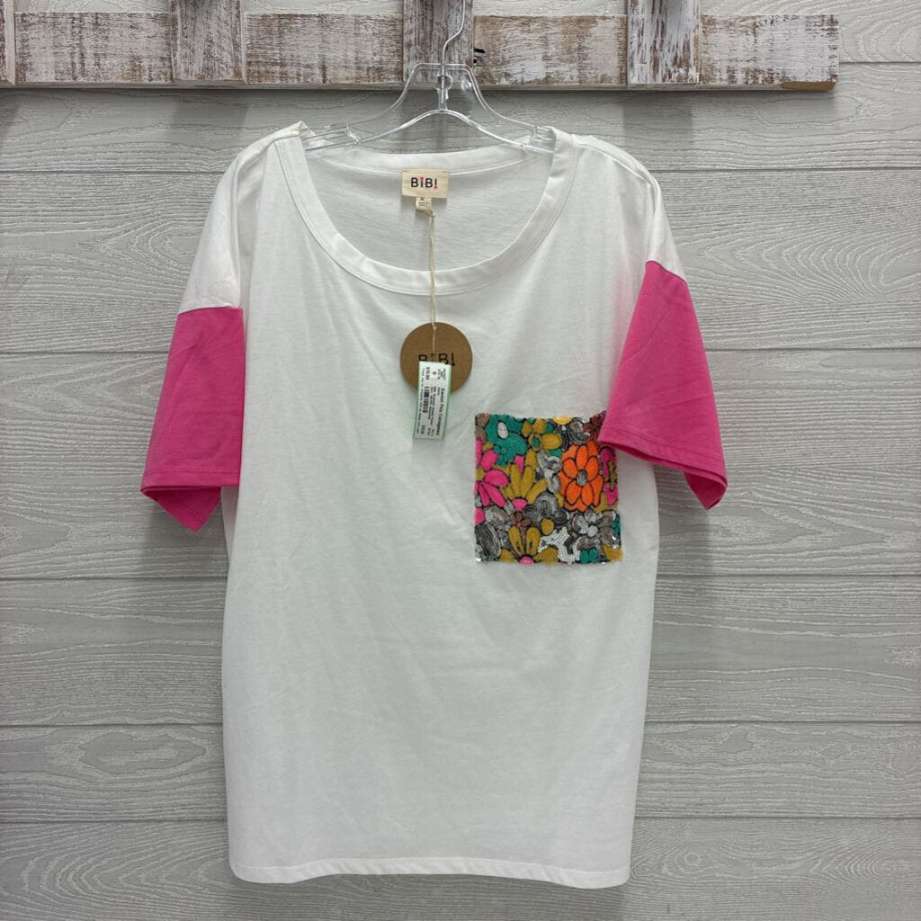 Womens Sequin Pocket Shirt *NEW8