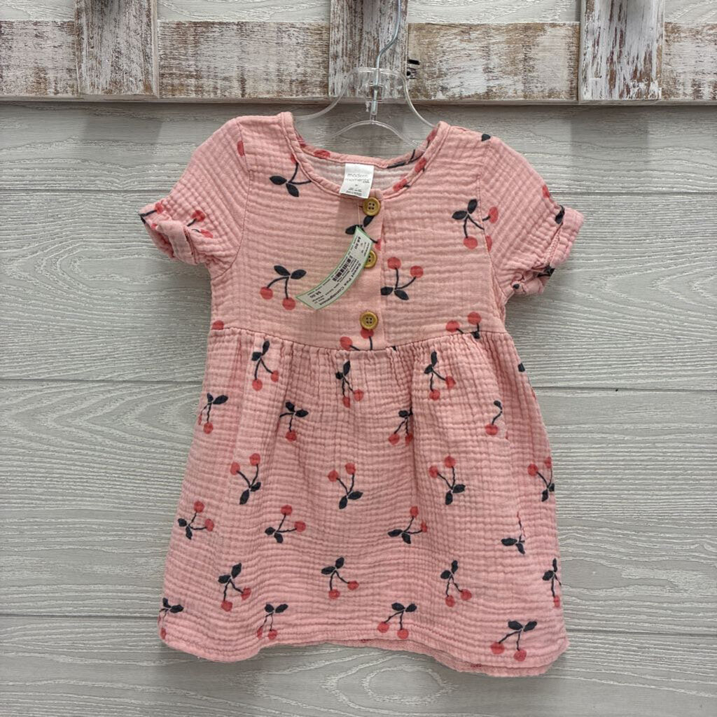 Girls Gauze Cherry Dress