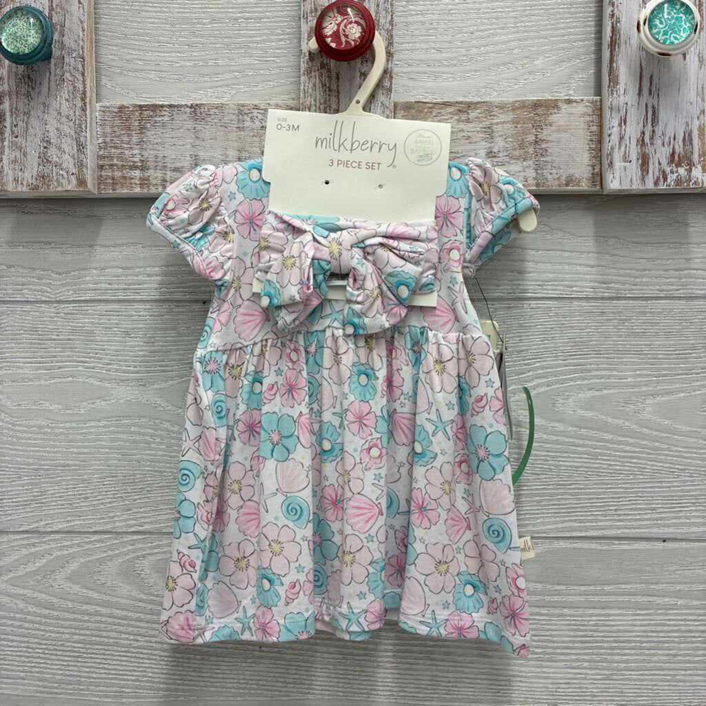 Girls Bamboo 3pc Dress Set *NEW*