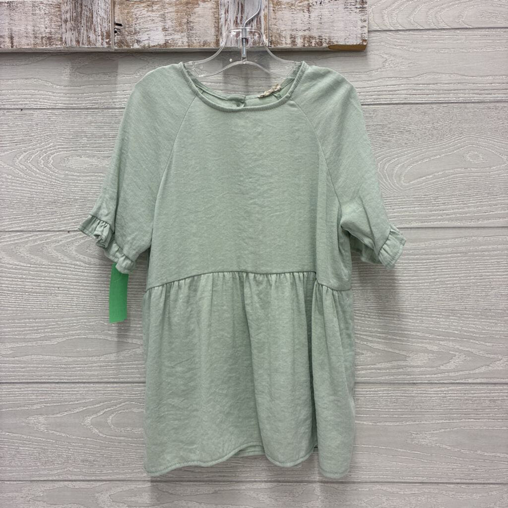 Girls Ruffle Sleeve Shirt