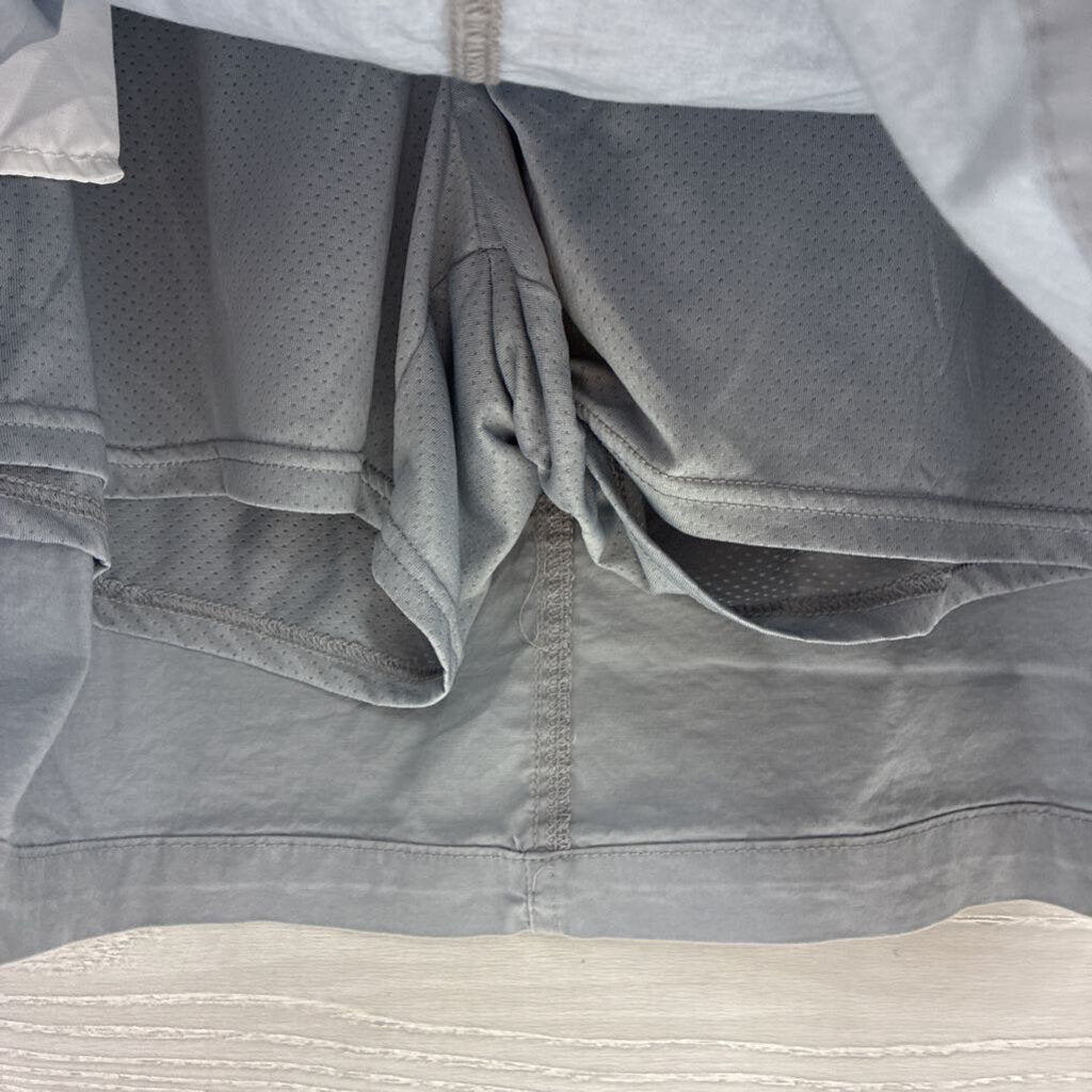 Womens Ribbed Waist Cargo Skort