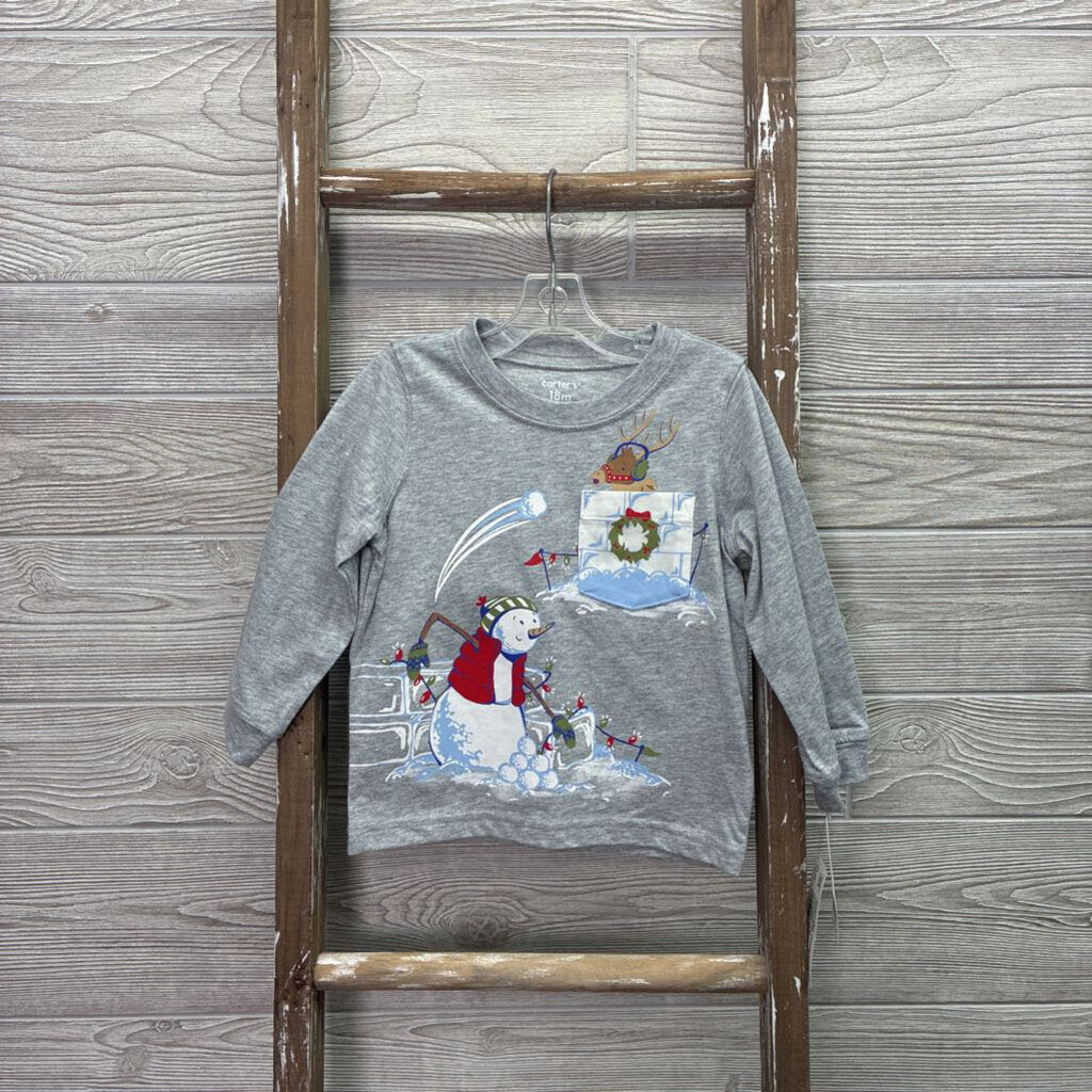 Boys L/S Graphic Shirt w/Pocket *NEW*