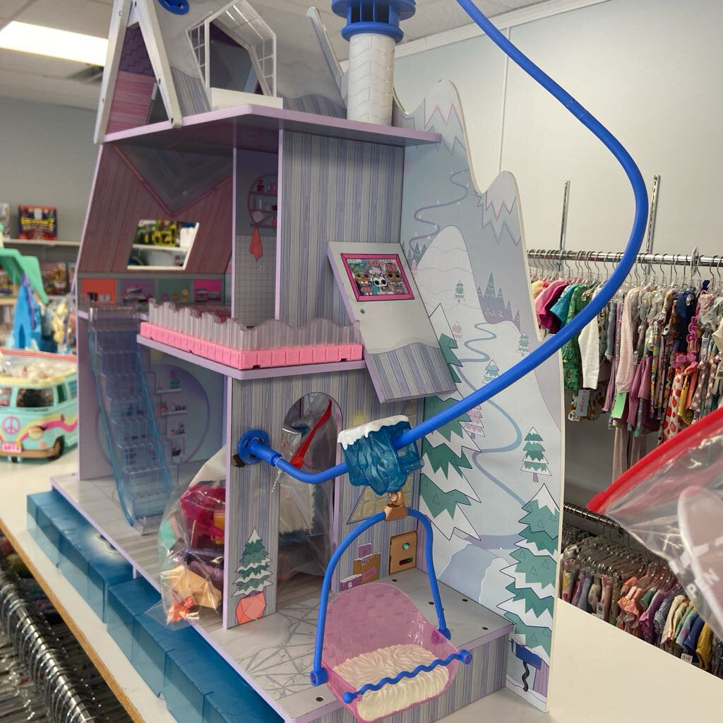 Winter Disco Chalet Playset House