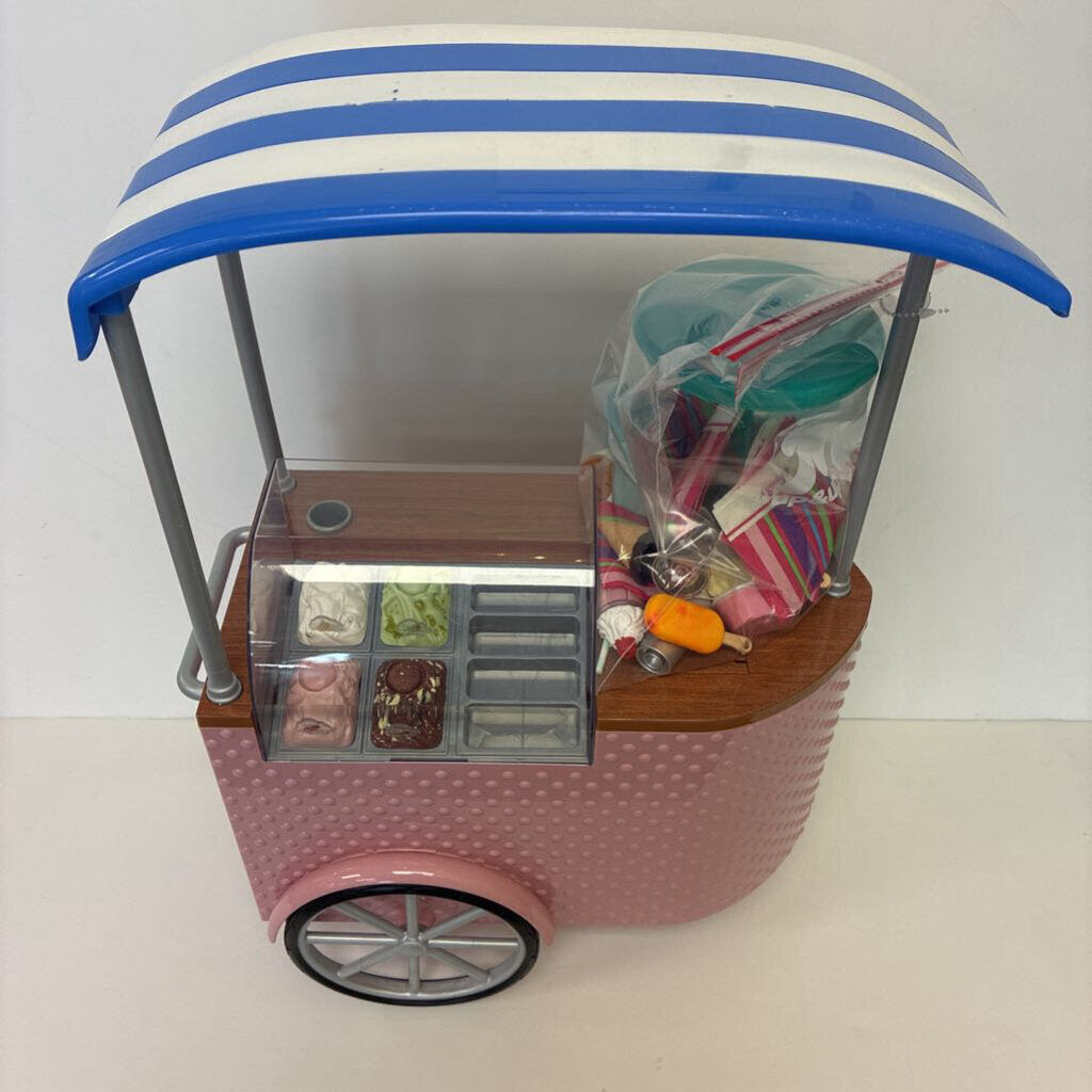 2 Scoops Ice Cream Stand + Extra Accessories