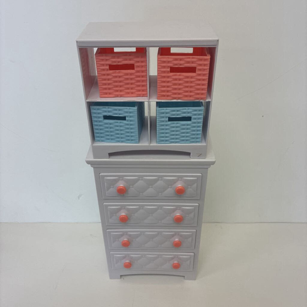 Dresser & Storage for 18" Doll