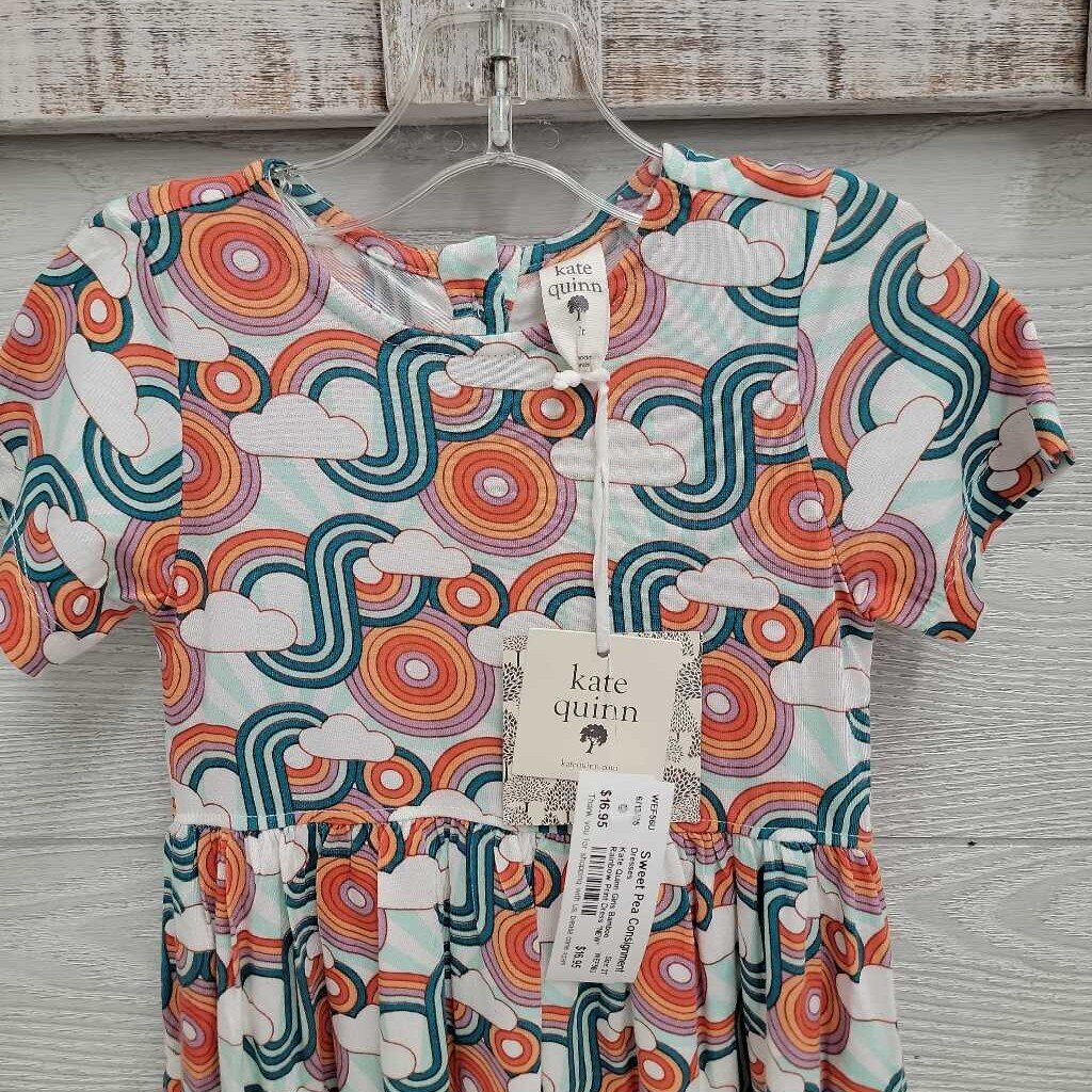 Girls Bamboo Rainbow Print Dress *NEW*
