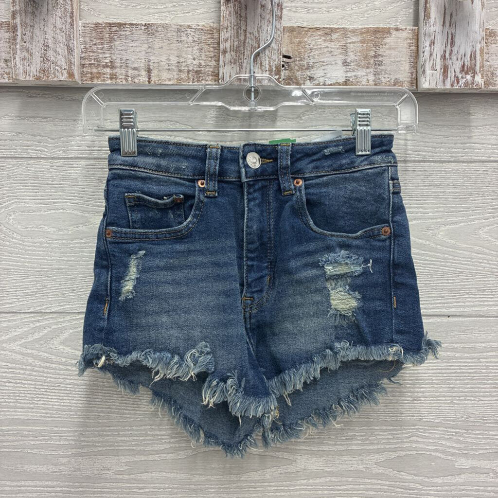 Juniors Freyed Hem Jean Shorts