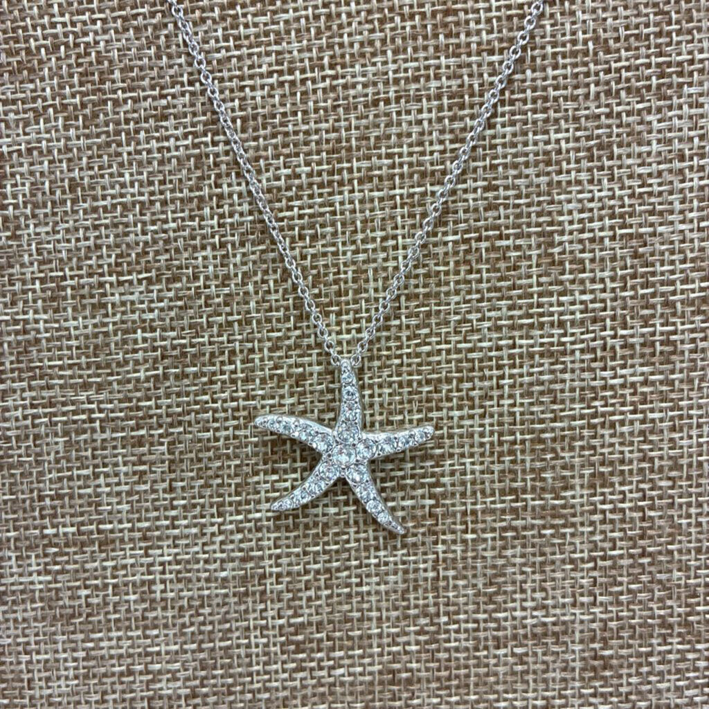 Starfish Crystal Necklace/Earring Set