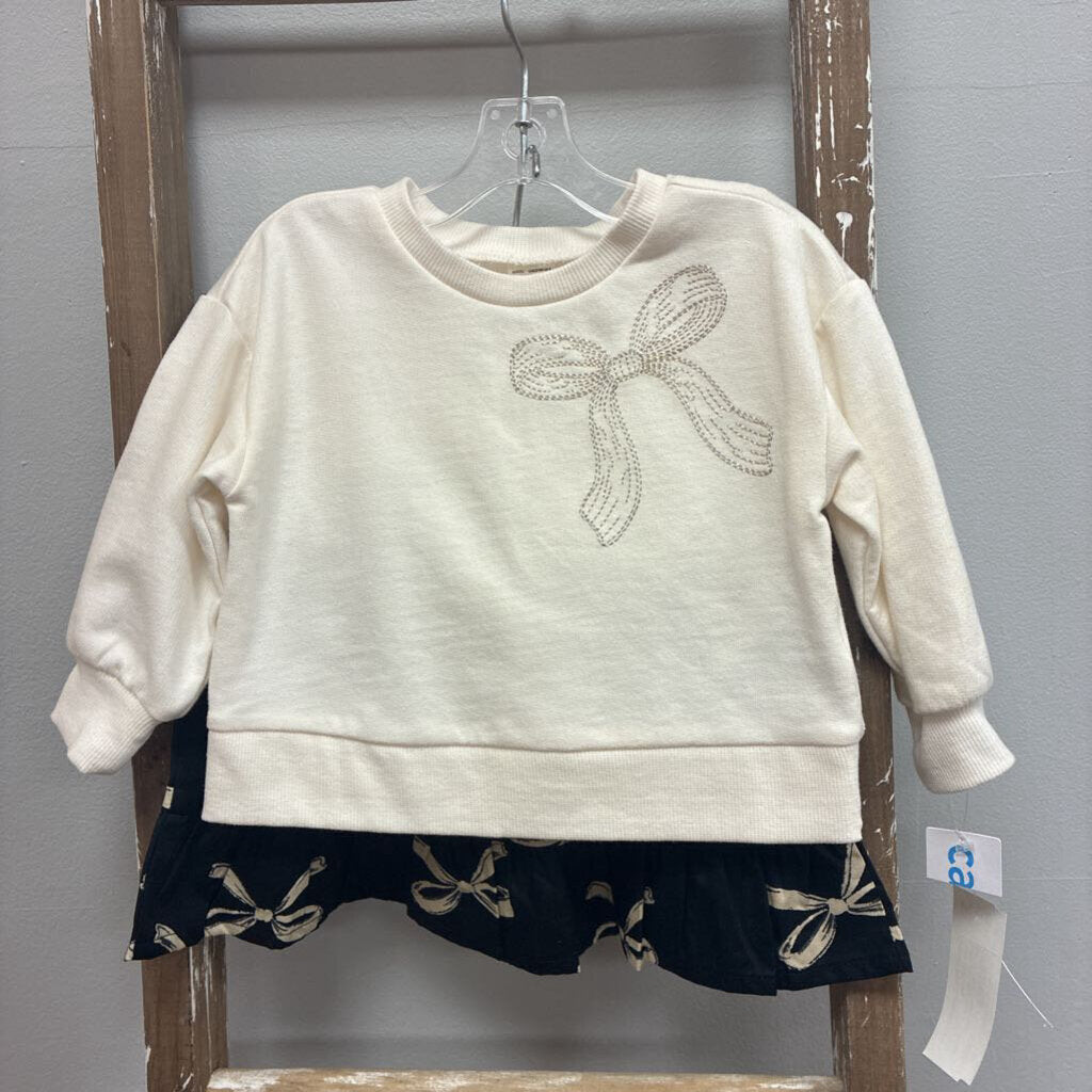 Girls Bow Crew & Skirt Set *NEW*