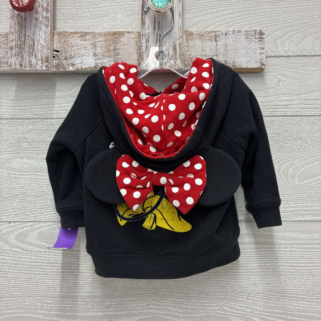 Girls Minnie Mouse Hoodie