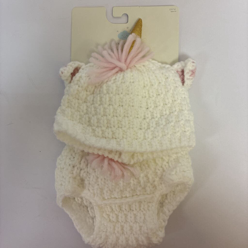 Girls Unicorn Hat & Bummies *NEW*