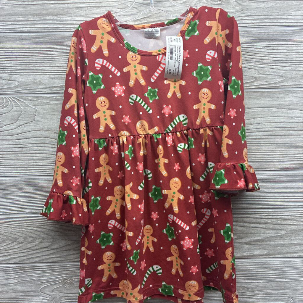 Girls Gingerbread Dress
