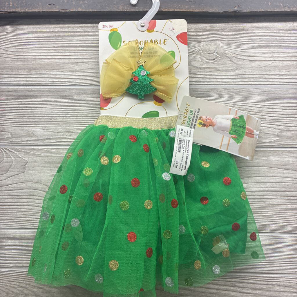 Light-Up Tutu & Hair Clip Set *NEW*