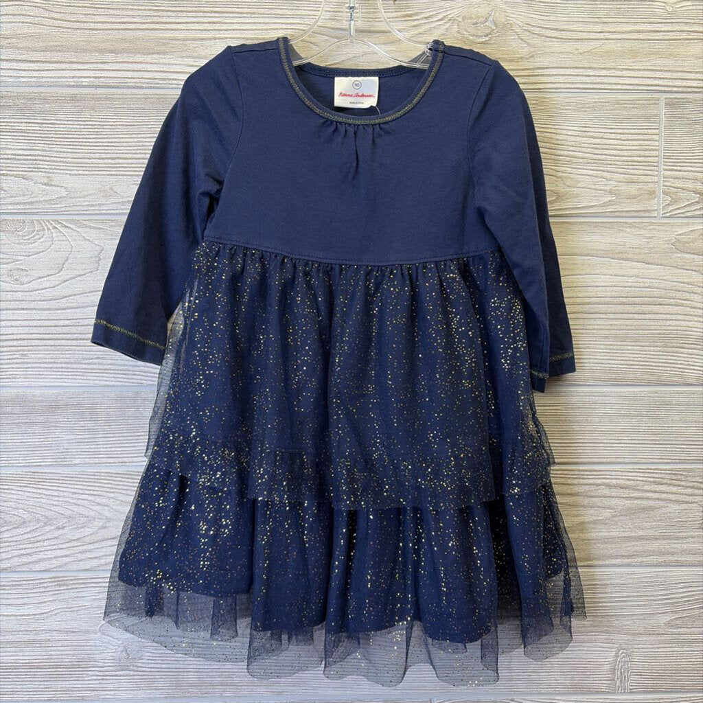 Girls Sparkly Tulle Skirted Dress