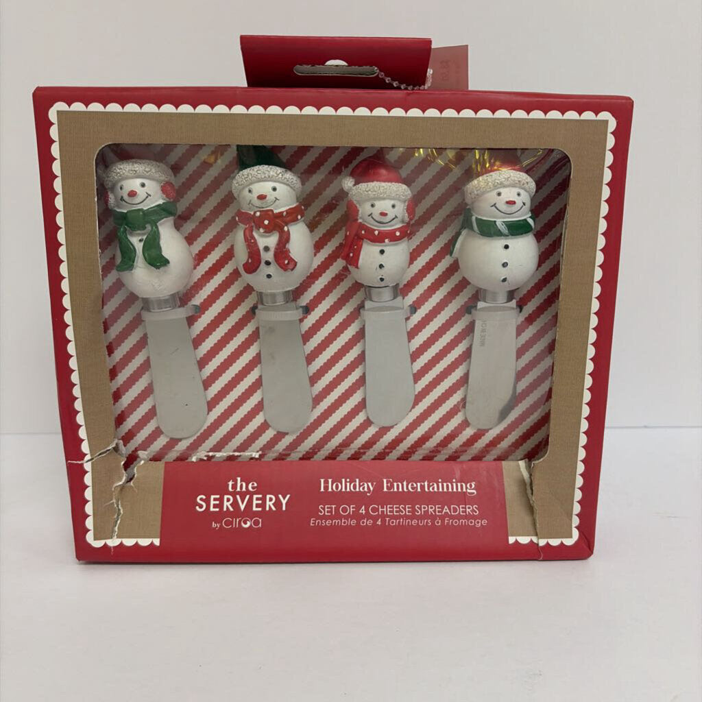 Snowman Cheese Spreaders *NEW*