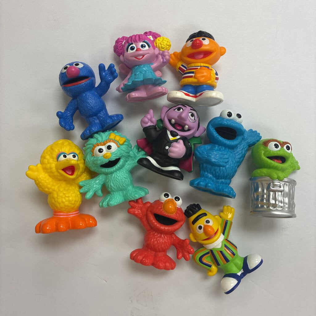 Sesame Street Figures - Set of 10