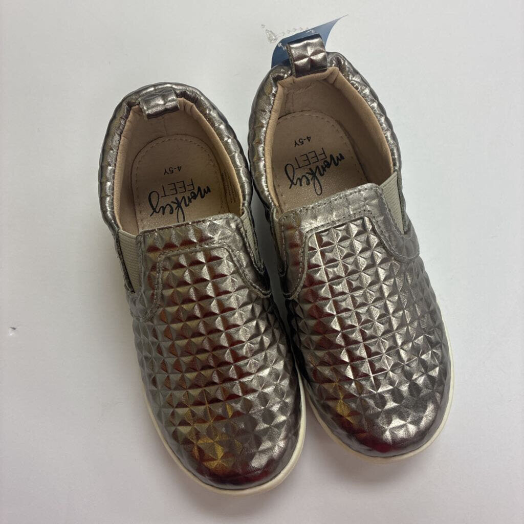 Girls Slip-On Metallic Shoes