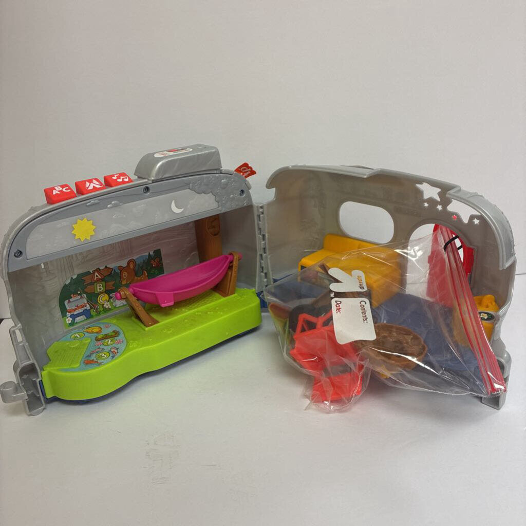 Little People Light-up Learning Camper Playset