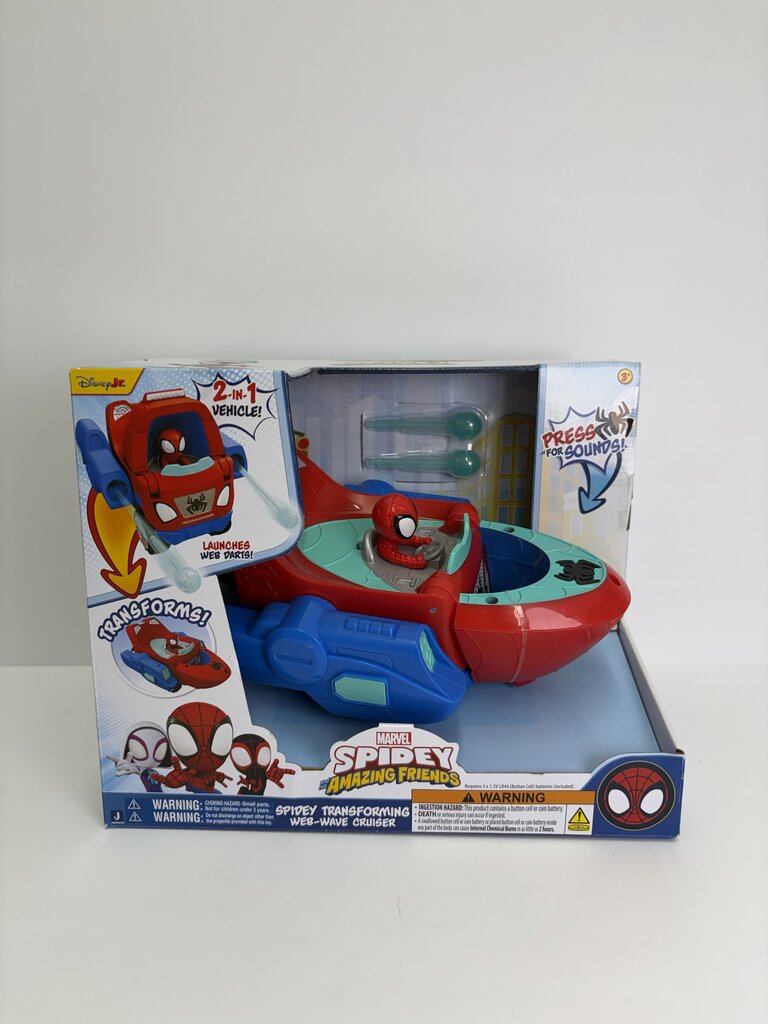 Spidey Transforming Web-Wave Cruiser