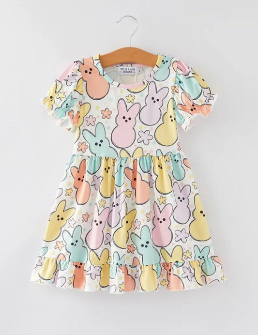 Peeps Bunny Milk Silk Dress