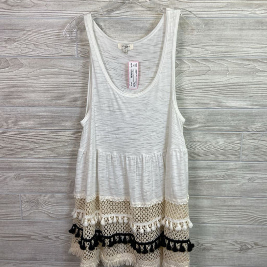 Womens Sleeveless Fringe Top