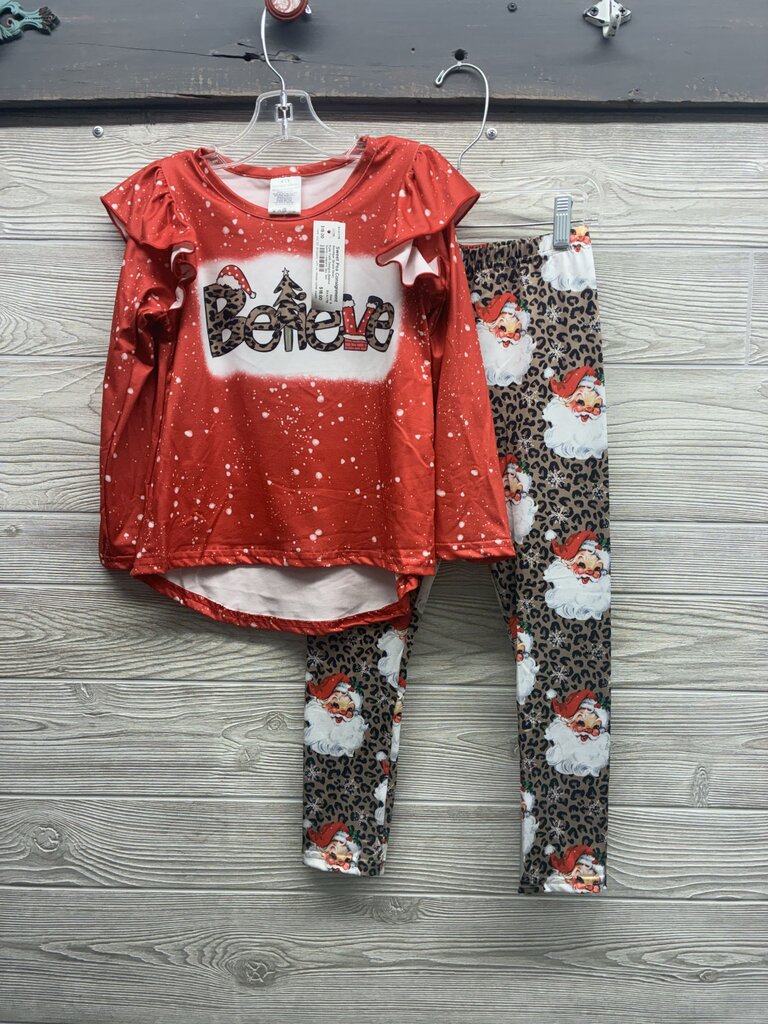 Believe Santa Leopard 2pc Set