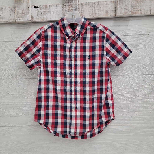Boys Patriotic Button-Up Shirt
