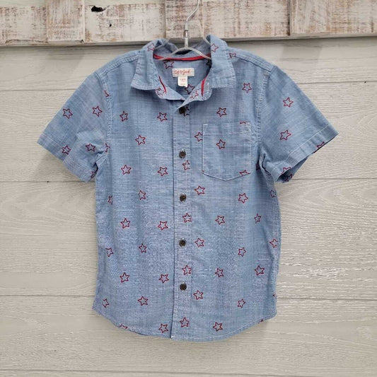 Boys Patriotic Button-Up Shirt