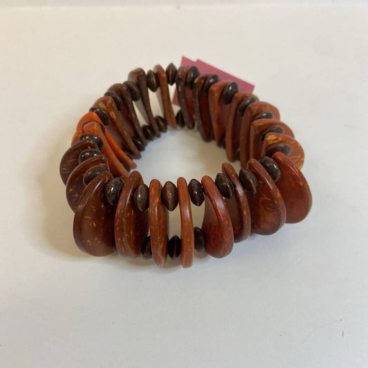Wood Bead Stretch Bracelet