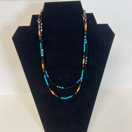 Sm Bead 2pc Necklace Set