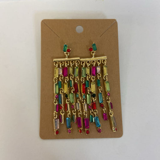 Jeweled Dangle Earrings