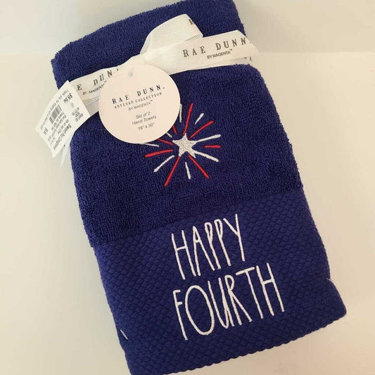 Happy Fourth Hand Towels Set *NEW*