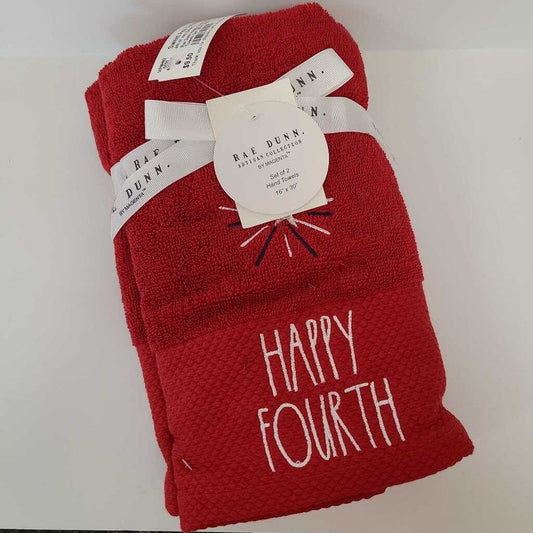 Happy Fourth Hand Towels Set *NEW*