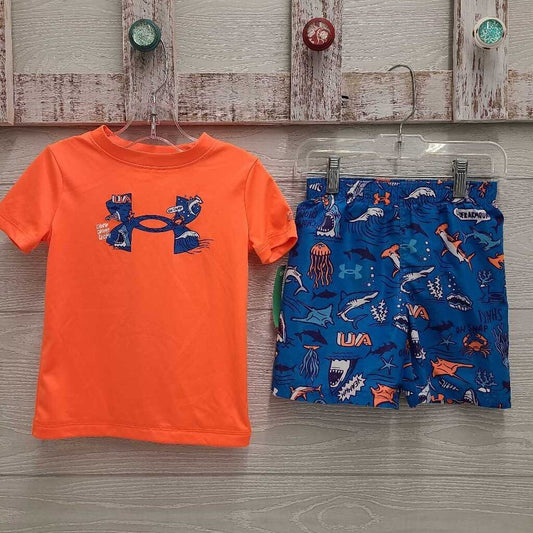 Boys Swim Shirt & Trunks Set