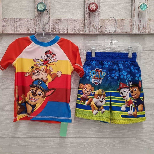 Boys Swim Shirt & Trunks Set