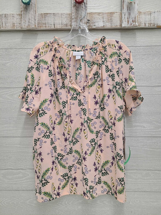 Womens Flutter Sleeve Floral Top *NEW*