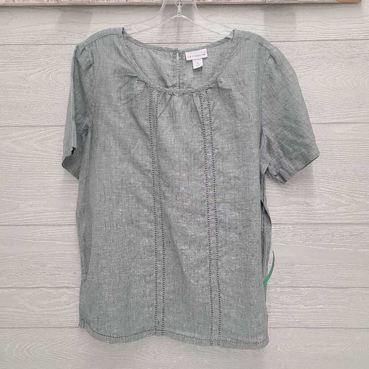 Womens Linen Blend Solid Top *NEW*