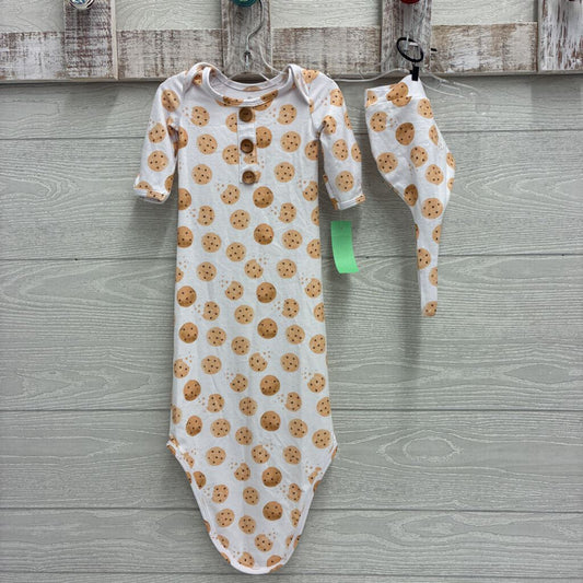 Boys Butter Soft Gown & Cap Set