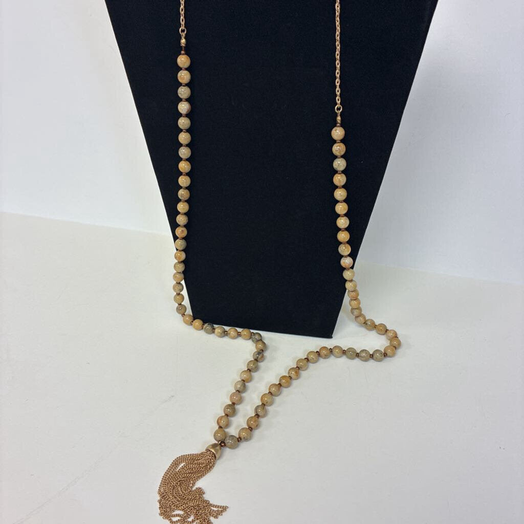 Tassel Bead Necklace